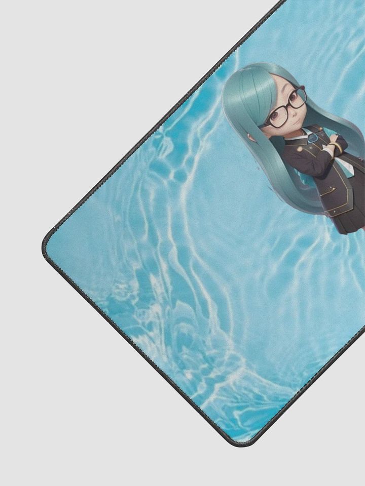 (Aqua CHIBI) K Desk Mat 12" x 22" product image (2)