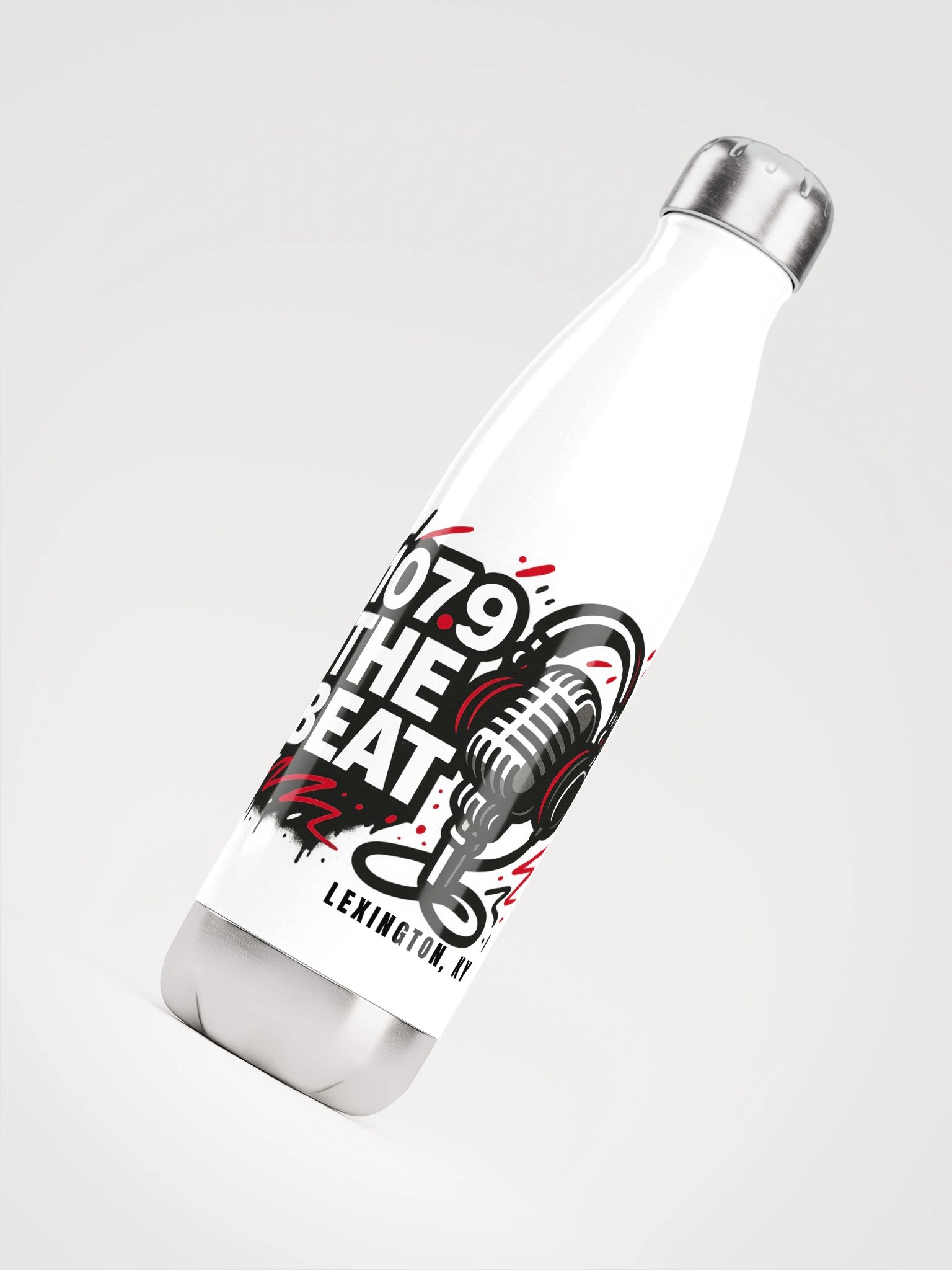 The Beat Mic Stainless Steel Water Bottle product image (4)