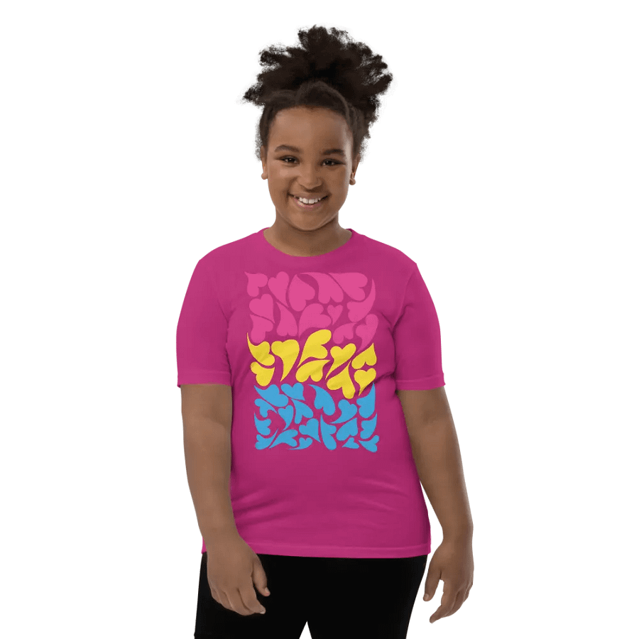 Nestled PRIDE Pansexual T-shirt (Youth) product image (39)