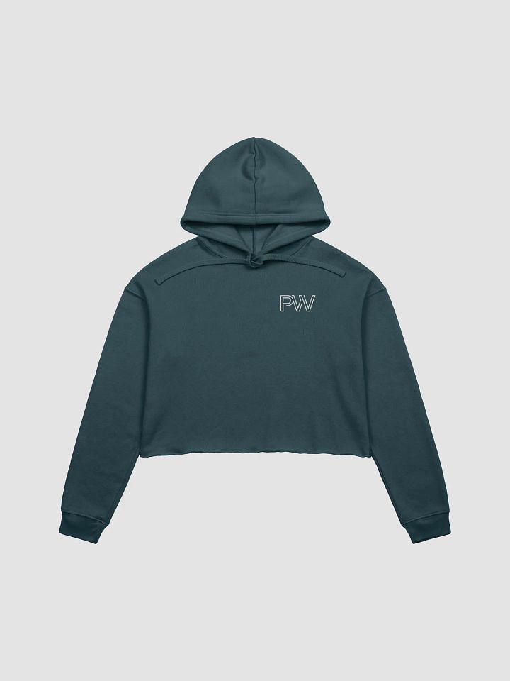 PW & vertical planets cropped hoodie product image (1)