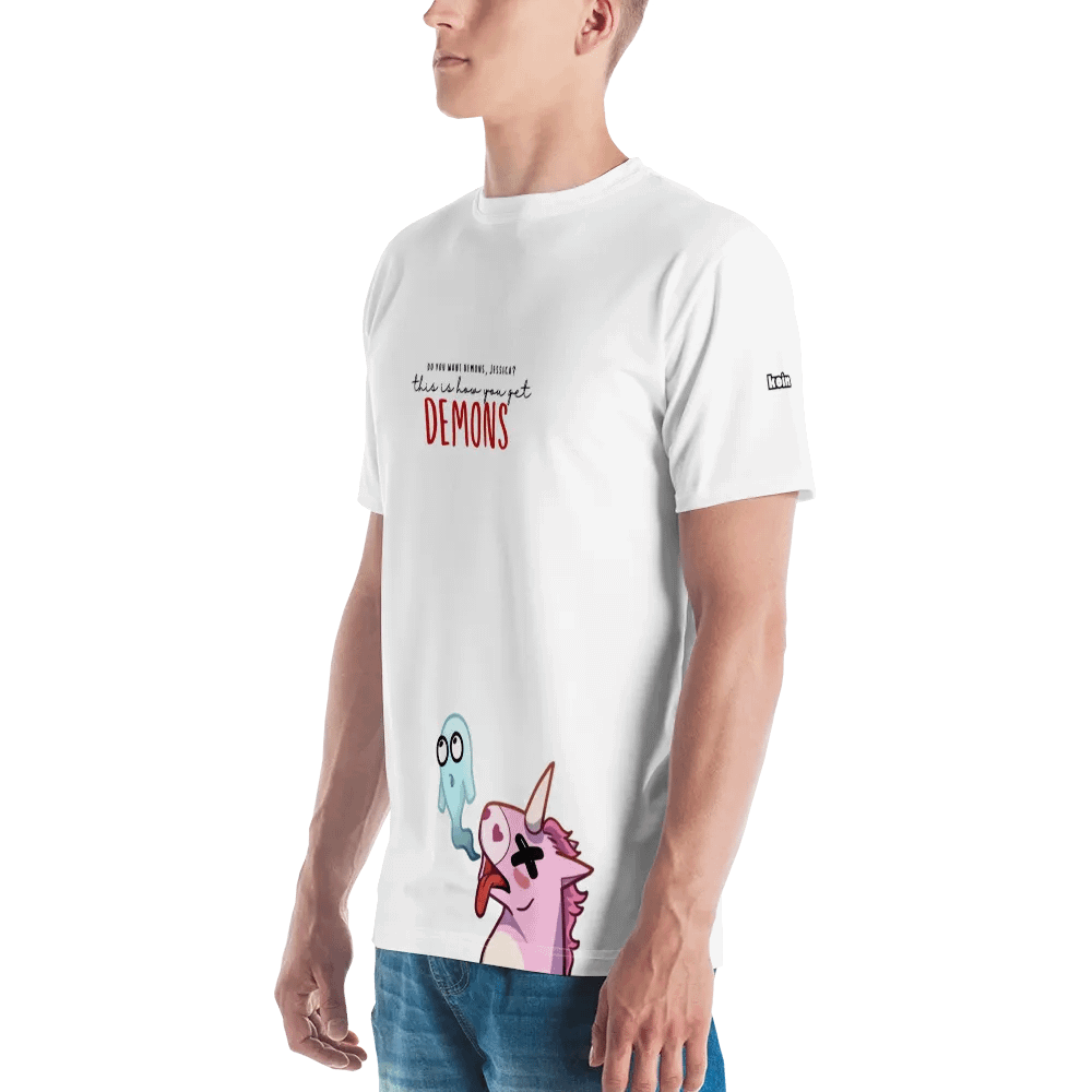 This is How You Get Demons All-Over T-Shirt, Light product image (6)