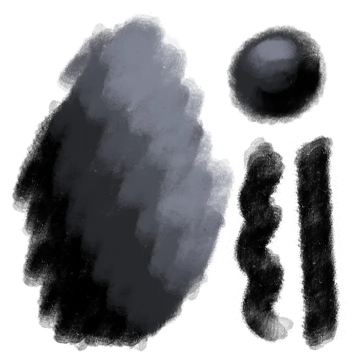 Hybrid Pastels Procreate Brushes - 6pk product image (1)