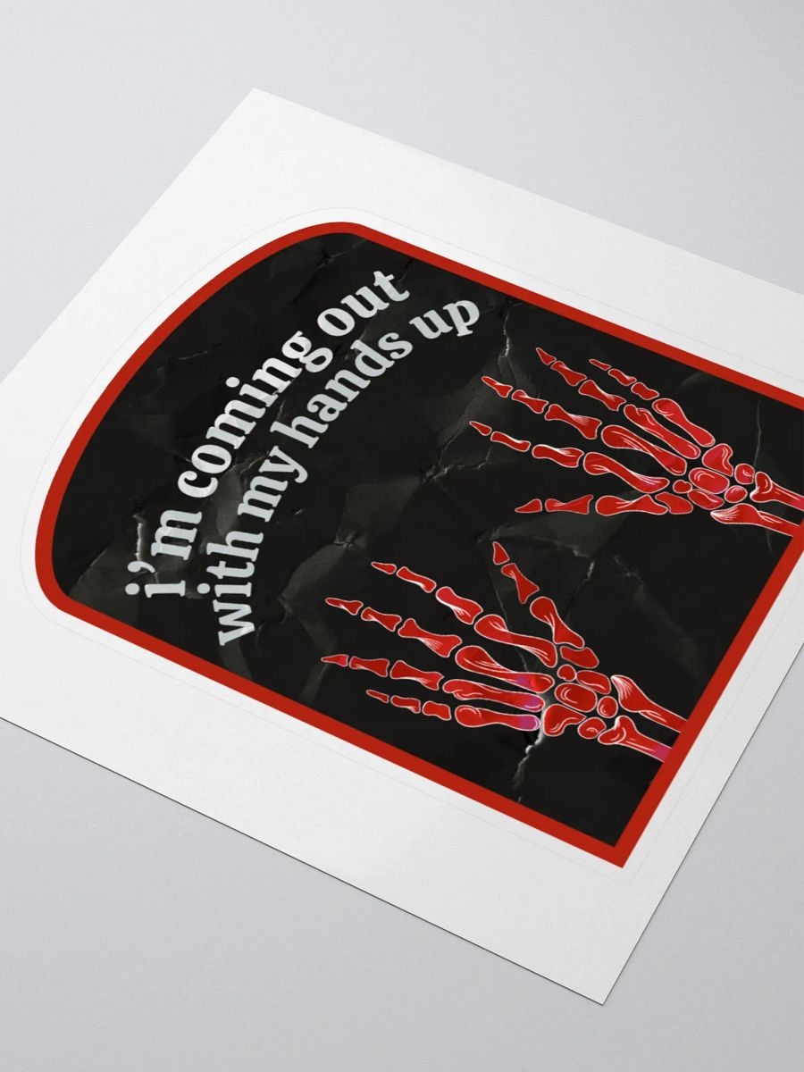 looks like i’m caught - die cut sticker product image (3)