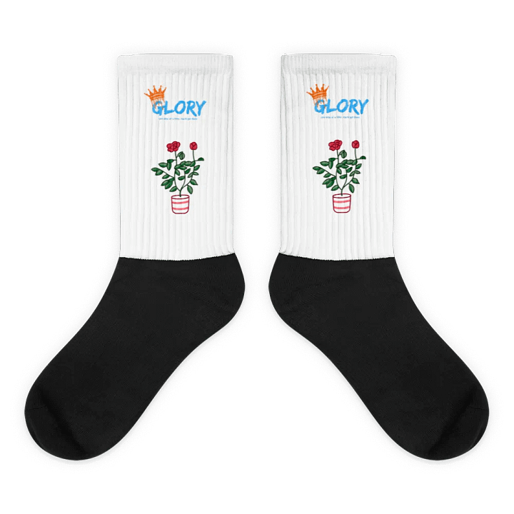Glory Crown Potted Plant Sublimated Socks product image (1)