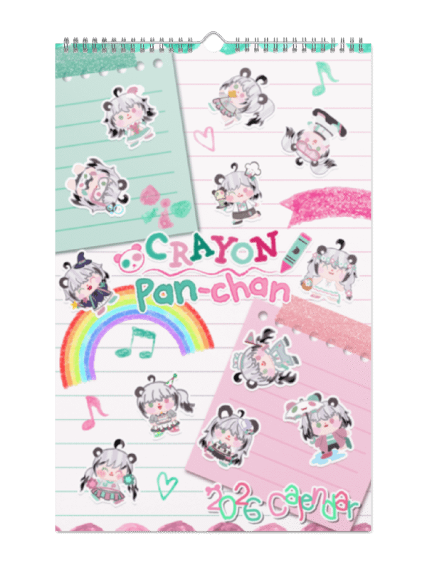 Utano Pandora 'Crayon Pan-chan' 2026 Calendar product image (1)