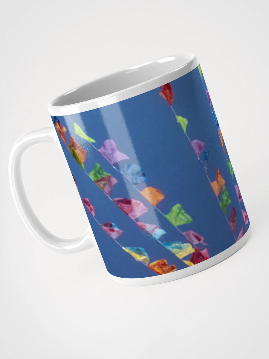 Papel Picado White Glossy Mug product image (6)