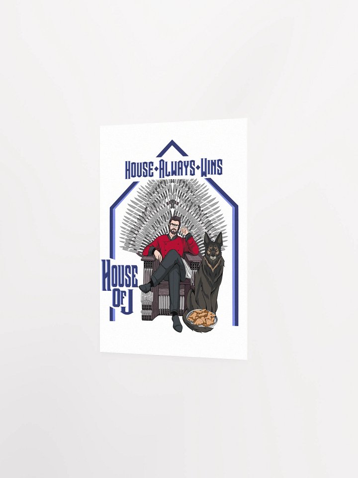 "House Always Wins" Poster (Light) product image (7)