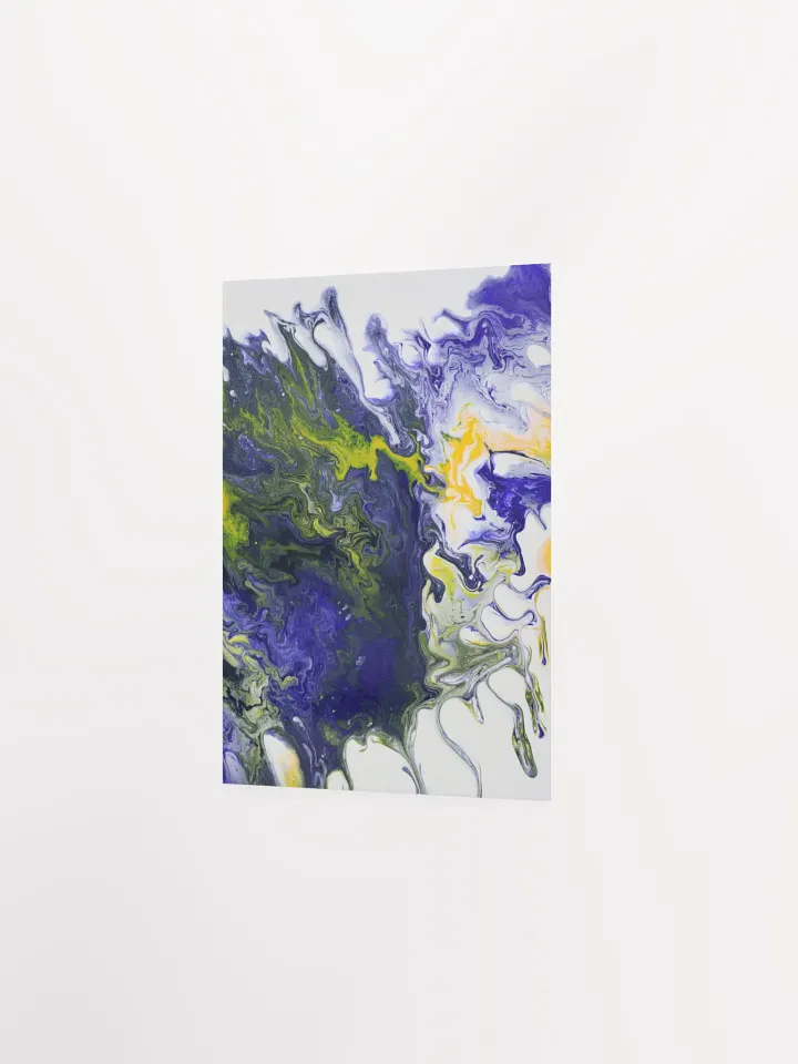 Acrylic Pour Printed Matte Poster - #13BY Design product image (2)