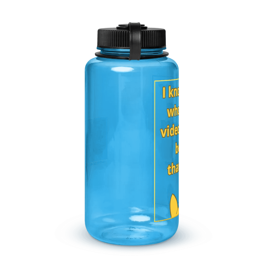 Doopsters - I know a Dog Gamer - Wide Mouthed Water Bottle 32 Ounce product image (4)