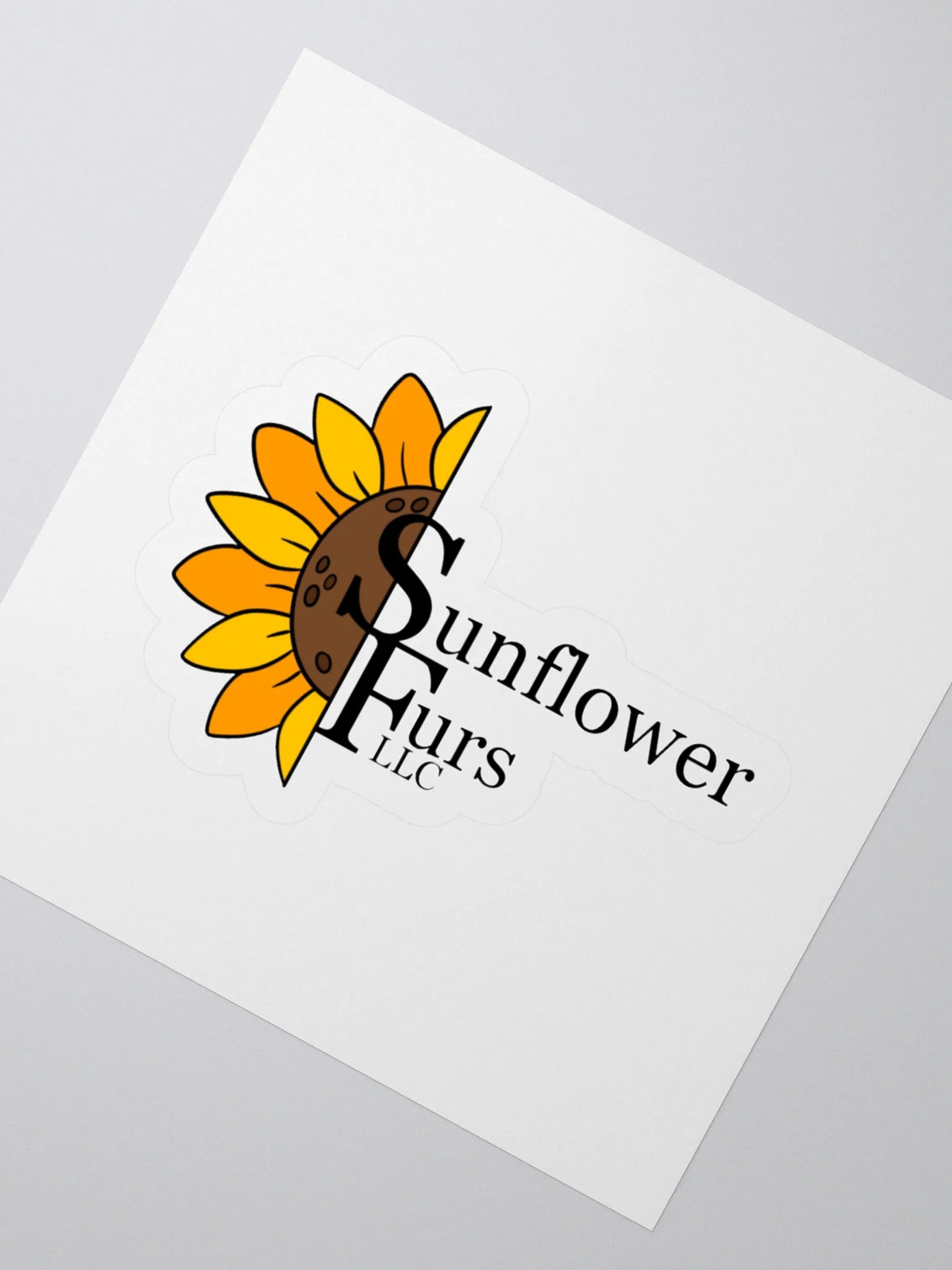 SunFlowerFurs Logo Sticker product image (2)