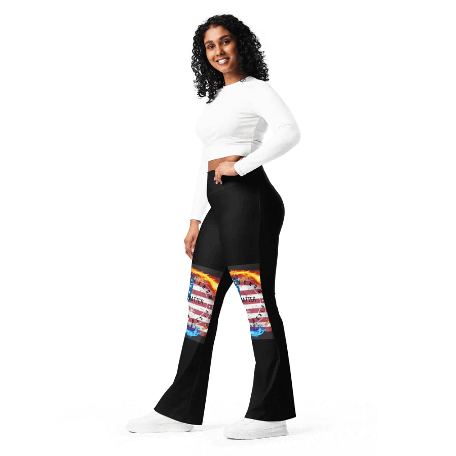 flare leggings- black product image (10)