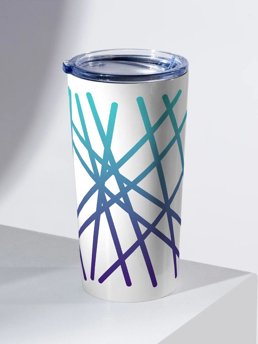 20oz Stainless Steel Tumbler w/ OG Blue Lines product image (2)