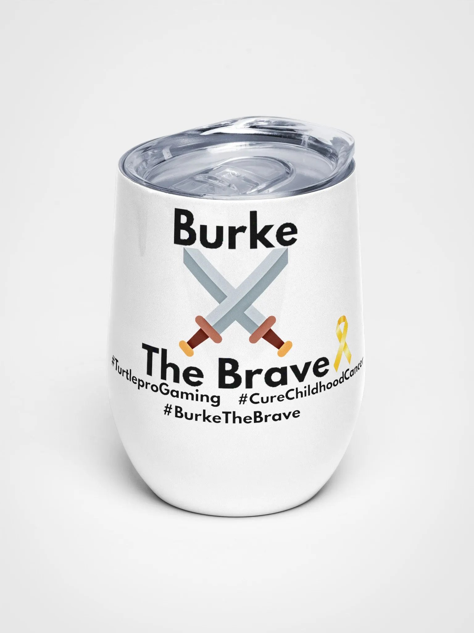 Burke The Brave wine tumbler product image (1)