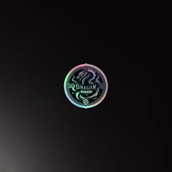 Dragon_Ghost Holographic Sticker product image (4)