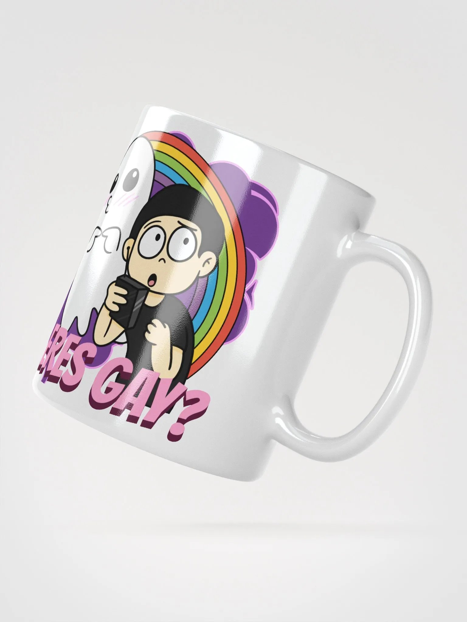 ¿Eres Gay? | Taza Blanca Brillante product image (4)
