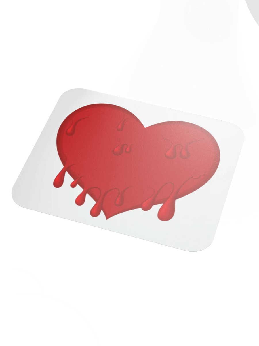 Bloody Heart Mouse Pad product image (3)
