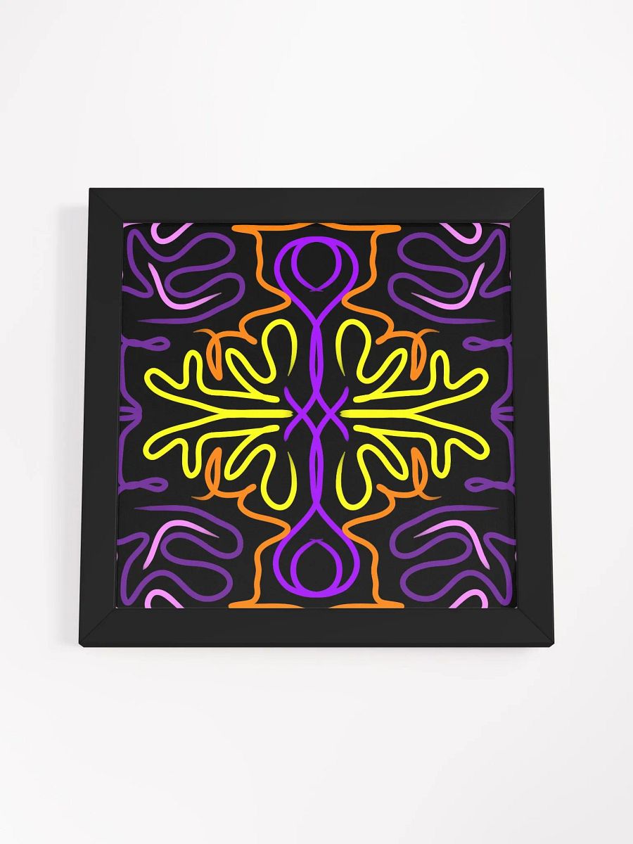 Symmetrical abstract Framed Poster product image (14)