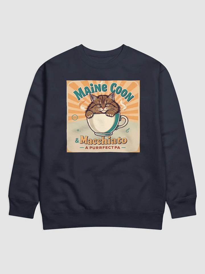 Maine Coon Macchiato Sweatshirt product image (3)