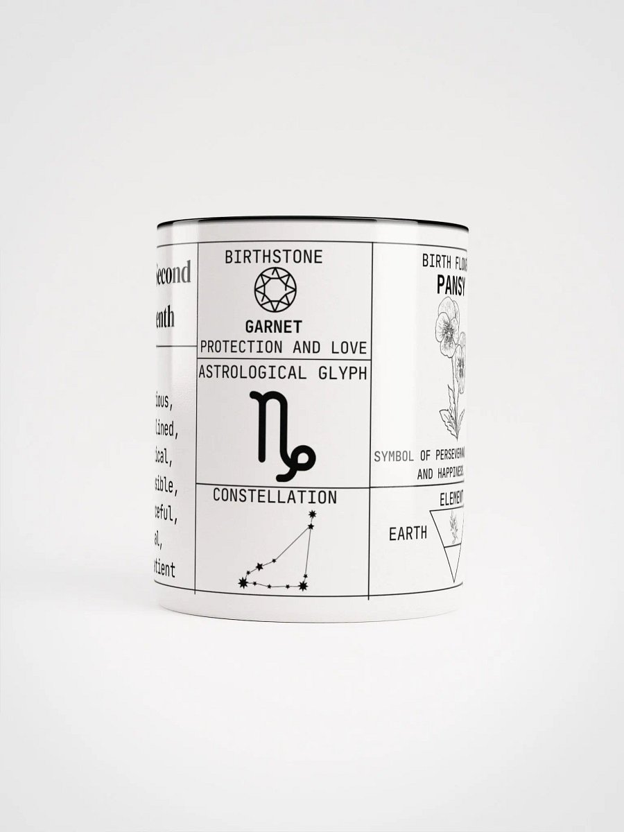 Capricorn Zodiac Ceramic Mug product image (2)