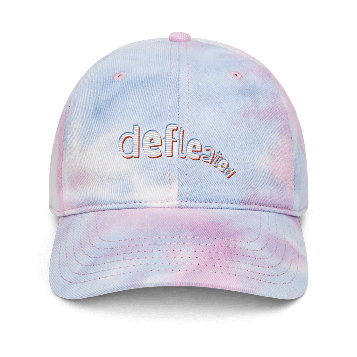 DEFLEATED tie-dye dad hat product image (1)