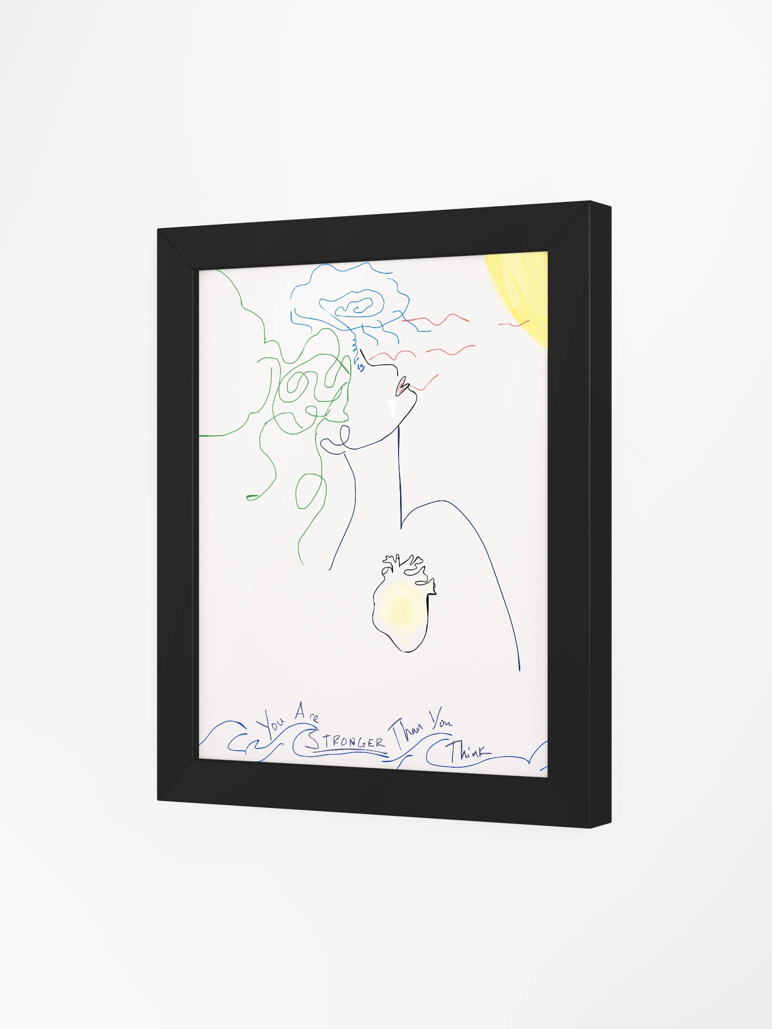 You Are Stronger Then You Think Poster - Thin Lines Edition product image (3)