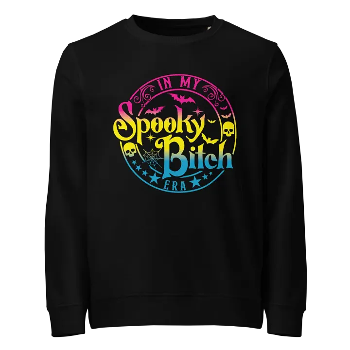 Spooky Bitch Era Pan Flag Organic Sweatshirt product image (1)