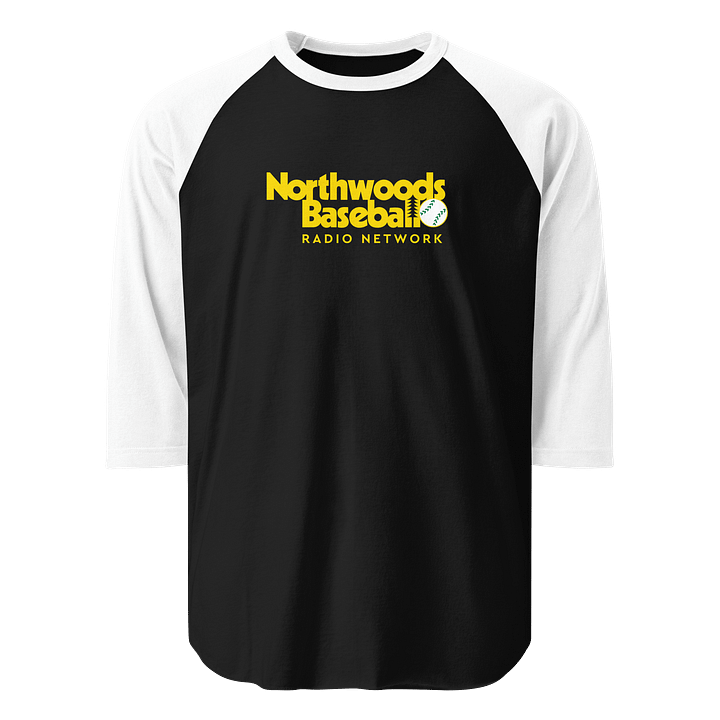 Northwoods Baseball Radio Network Baseball Tee product image (1)