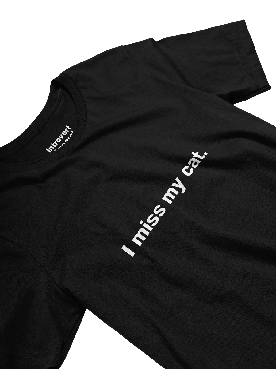 I miss my cat. Unisex T-Shirt product image (31)