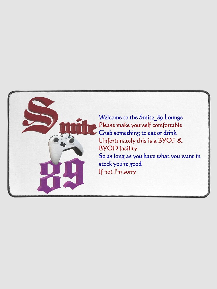 Welcome to the Lounge Desk Mat product image (1)