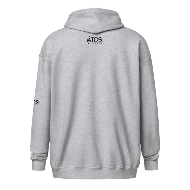 TDS Music Unisex Heavy Blend Zip Hoodie - Music Note Design product image (2)