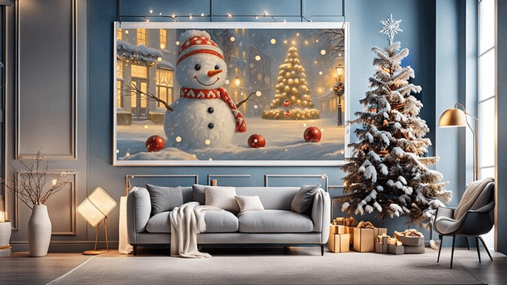 The Snowman’s Festive Wonderland Christmas in the Village - Frame TV IV product image (2)