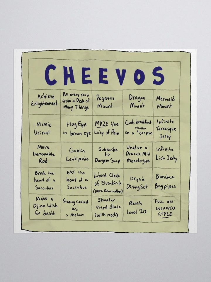 CHEEVOS STICKER product image (1)
