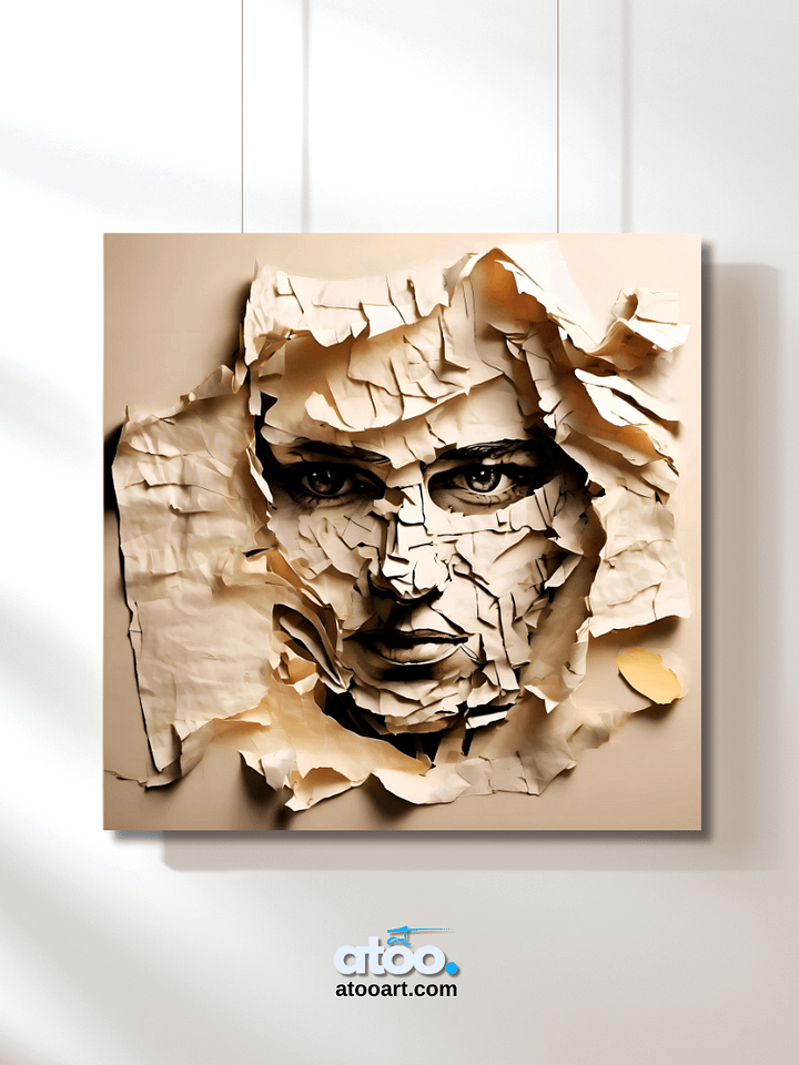 Paper Collection | Tutankhamen's Gaze | Canvas Art Painting product image (2)