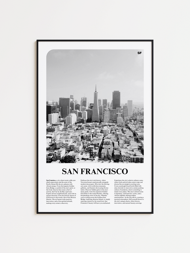 San Francisco 02 Newspaper Poster product image (1)