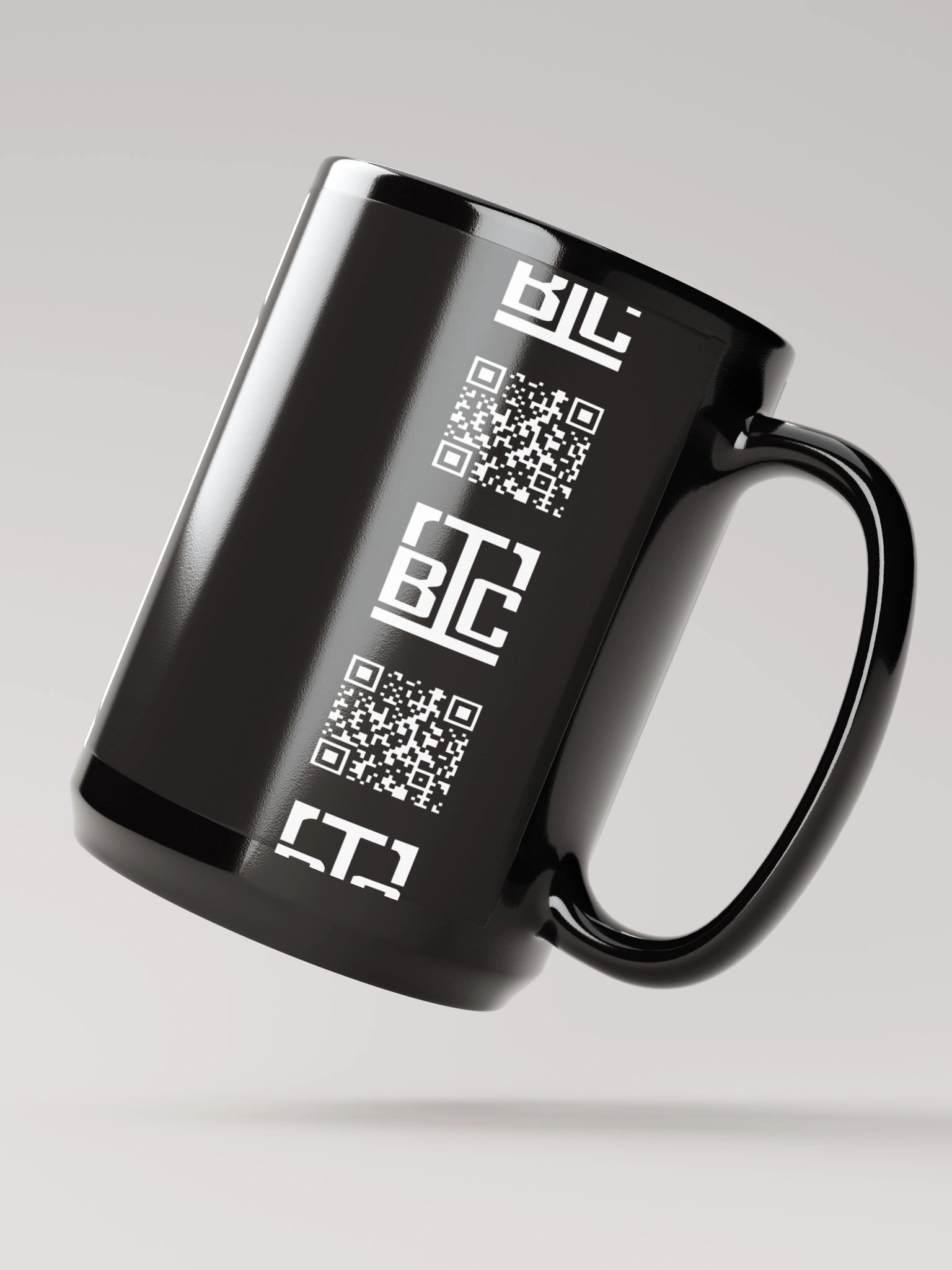 Capacitor Glossy Mug - 15oz Size - BLACK product image (3)