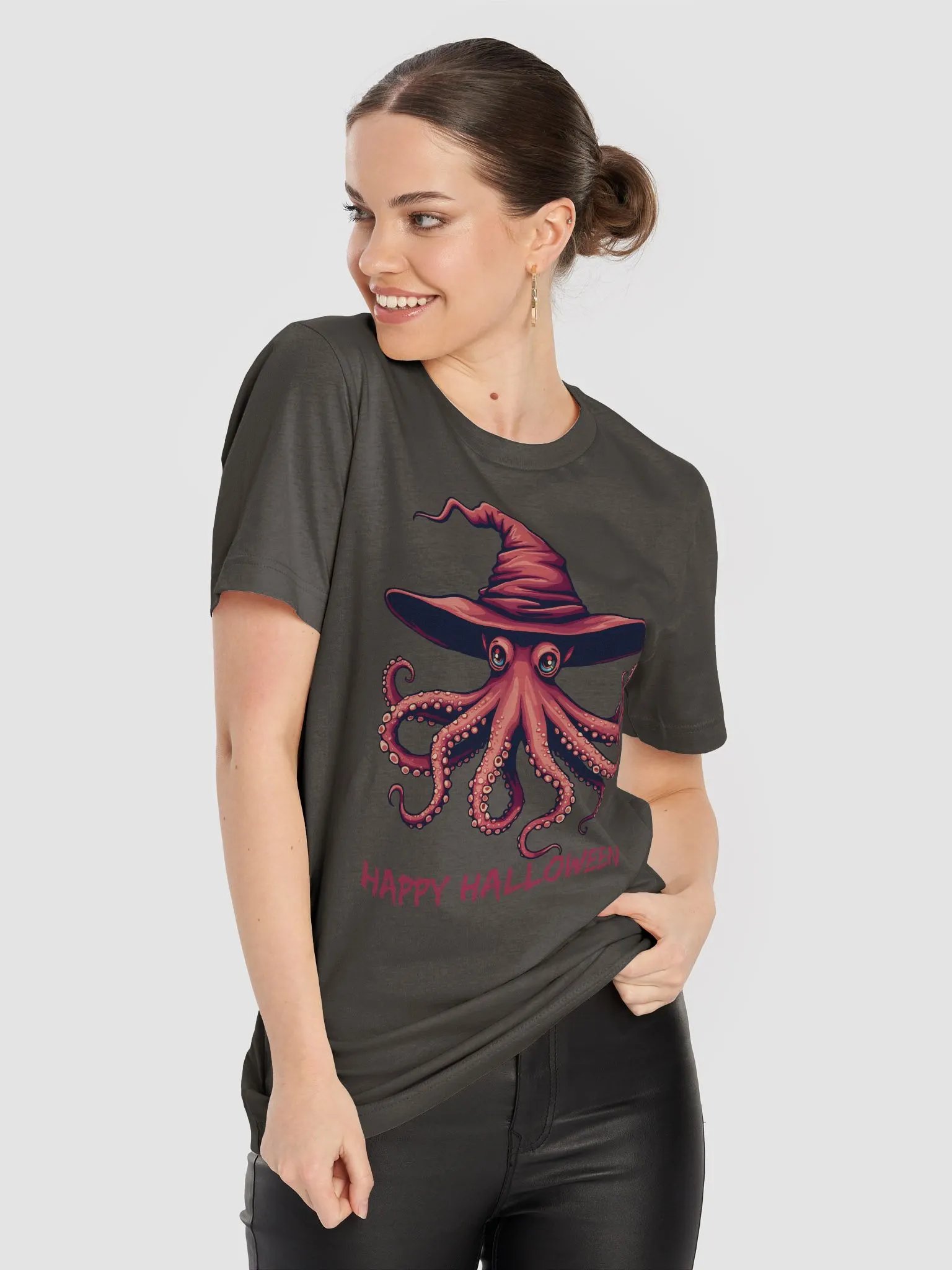 Witchy Octopus Halloween T-Shirt product image (84)