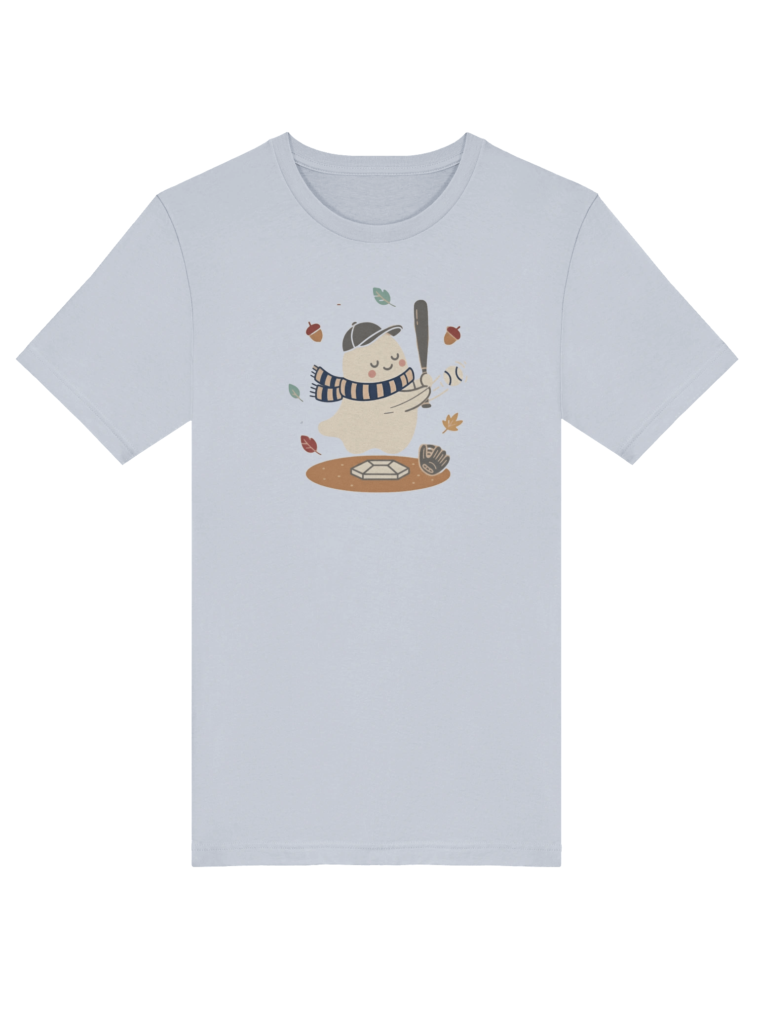 Ghost playing baseball T-shirt product image (41)