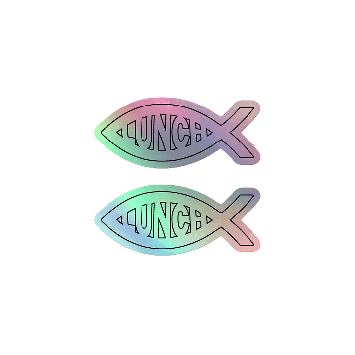 Fish Lunch Holo Stickers product image (1)