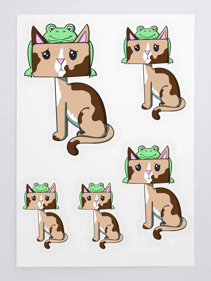 Cat 'n' Frog Stickers product image (2)