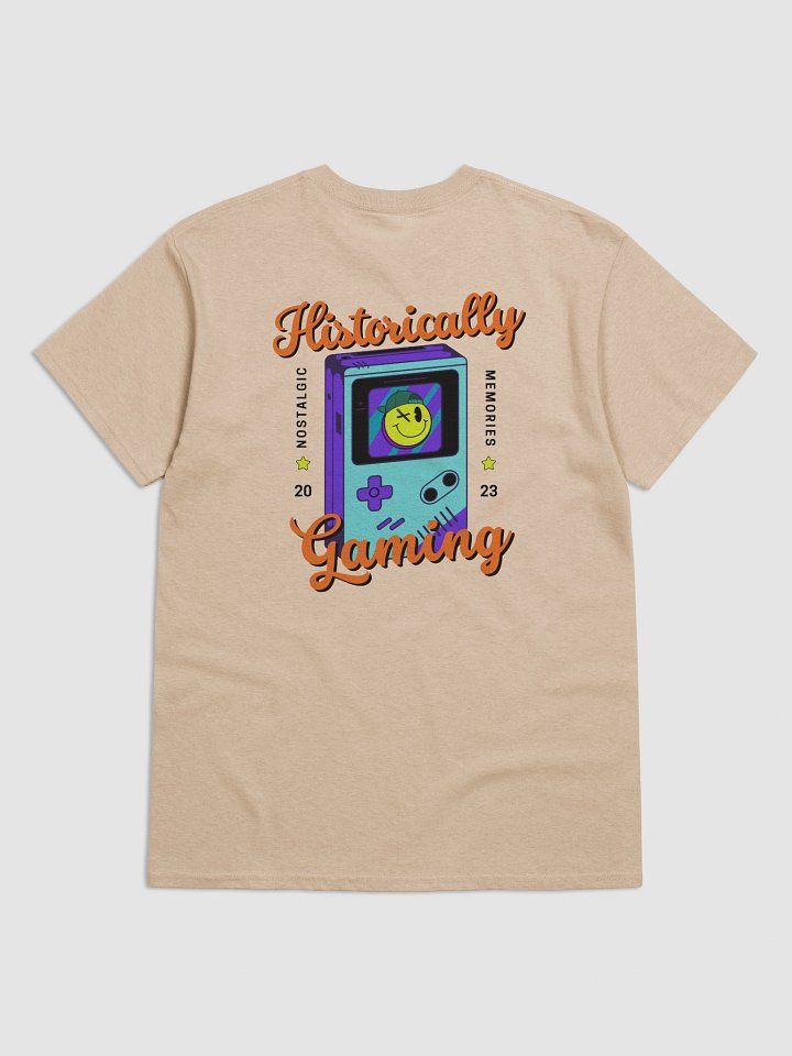Historically Gaming Retro Gaming T-Shirt – Heavyweight Gamer Cotton Tee (Light) product image (1)