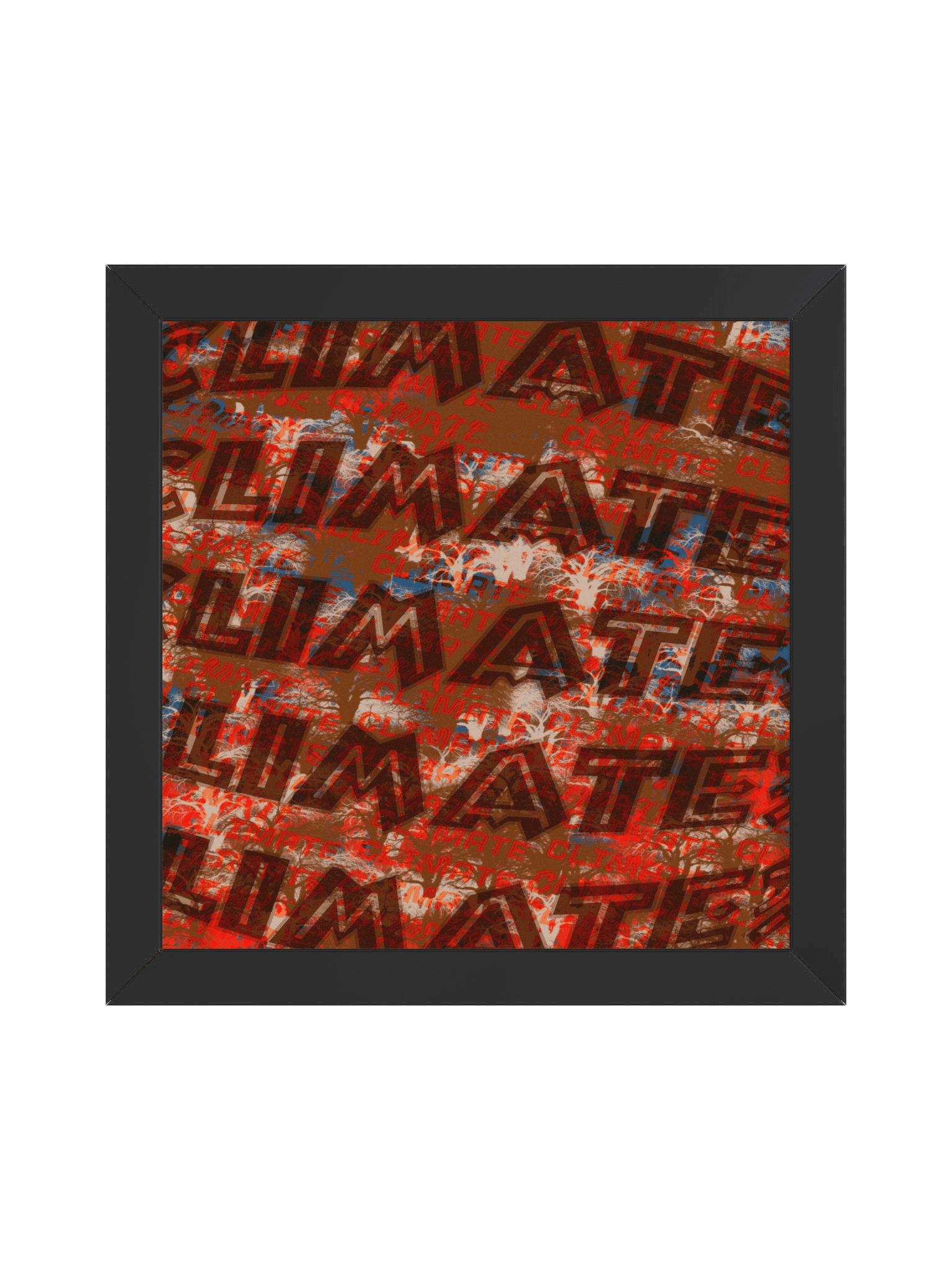 Scared For The Climate - Framed Print product image (1)