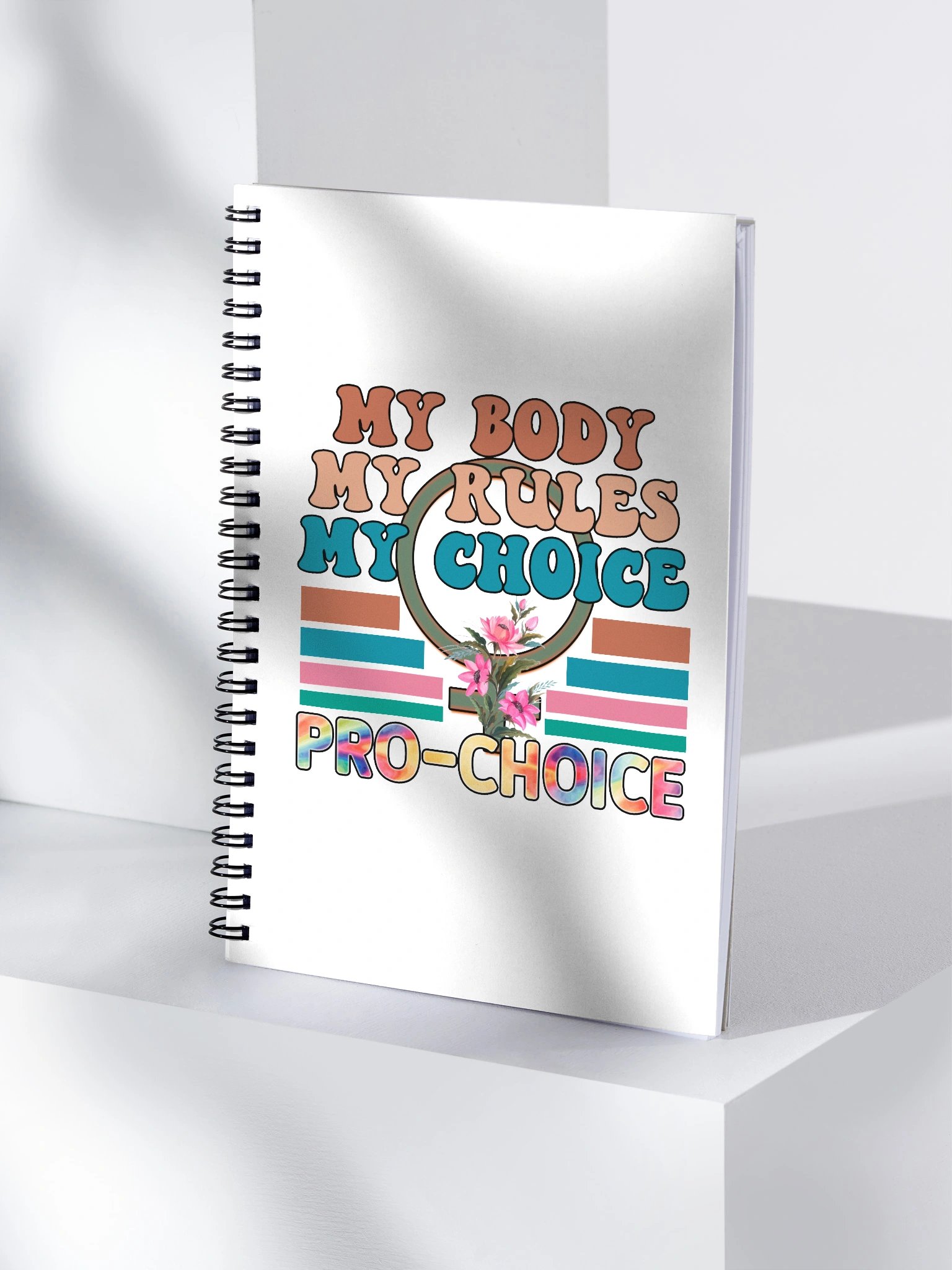 My Body, My Rules, My Choice Spiral Notebook product image (4)