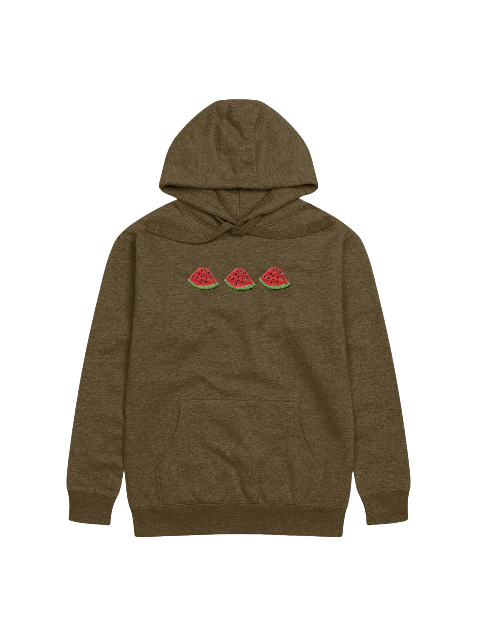 Sandia Embroidered Hoodie (green) product image (1)