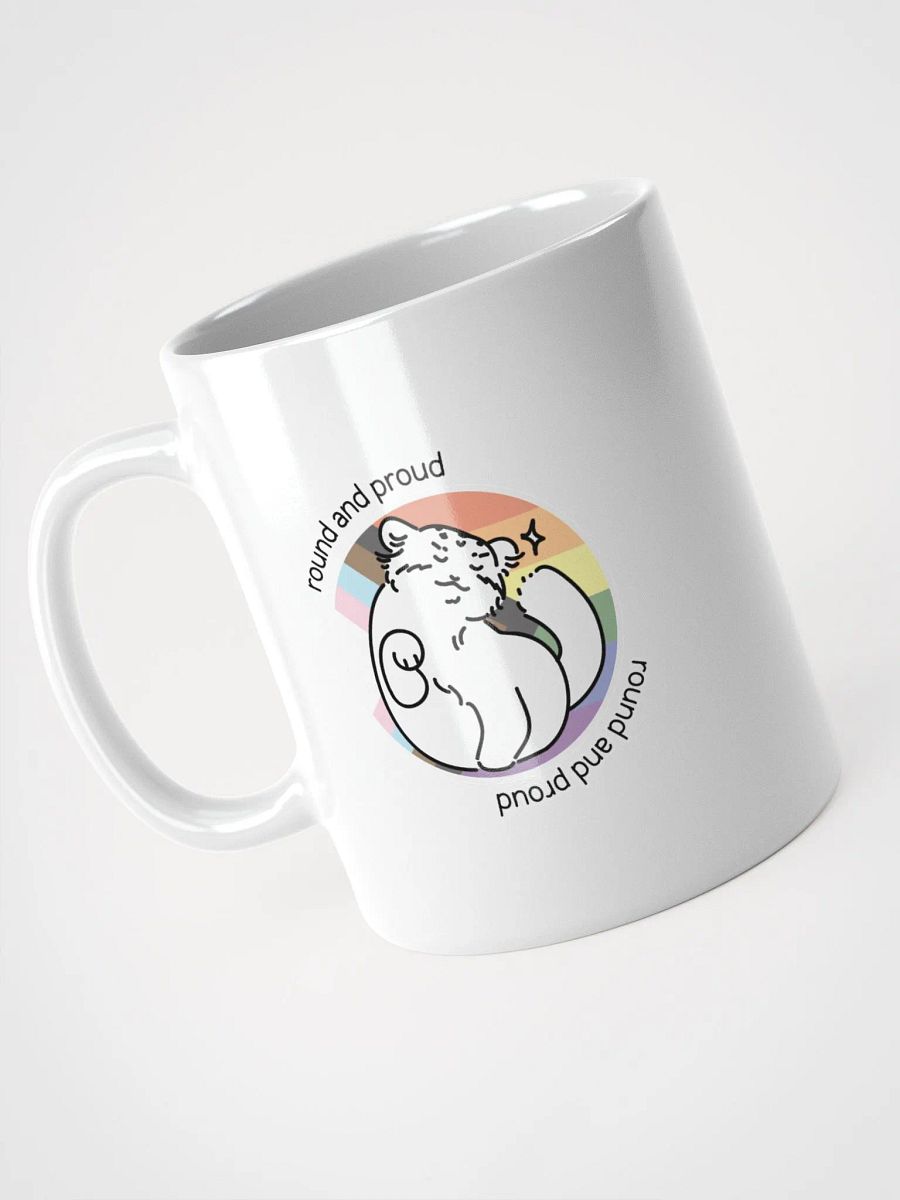 Round and Proud Manul Pride Pastels Version - White Mug product image (7)