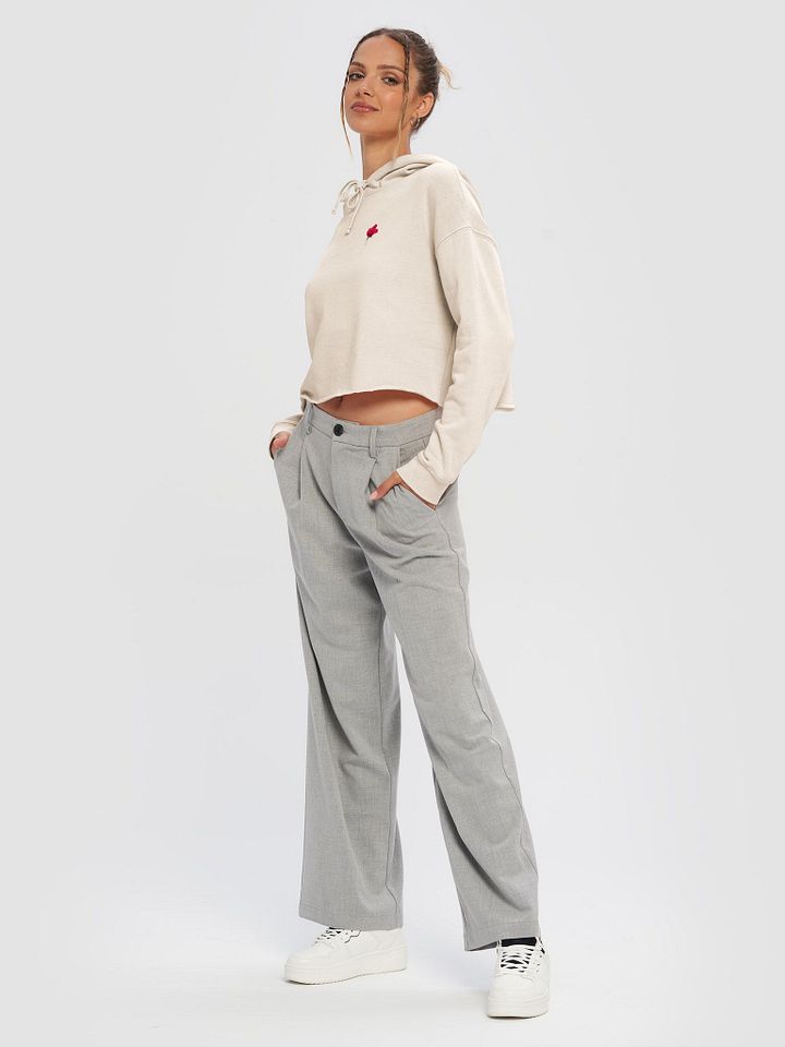 TROIB Cropped Hoodie in pink product image (2)