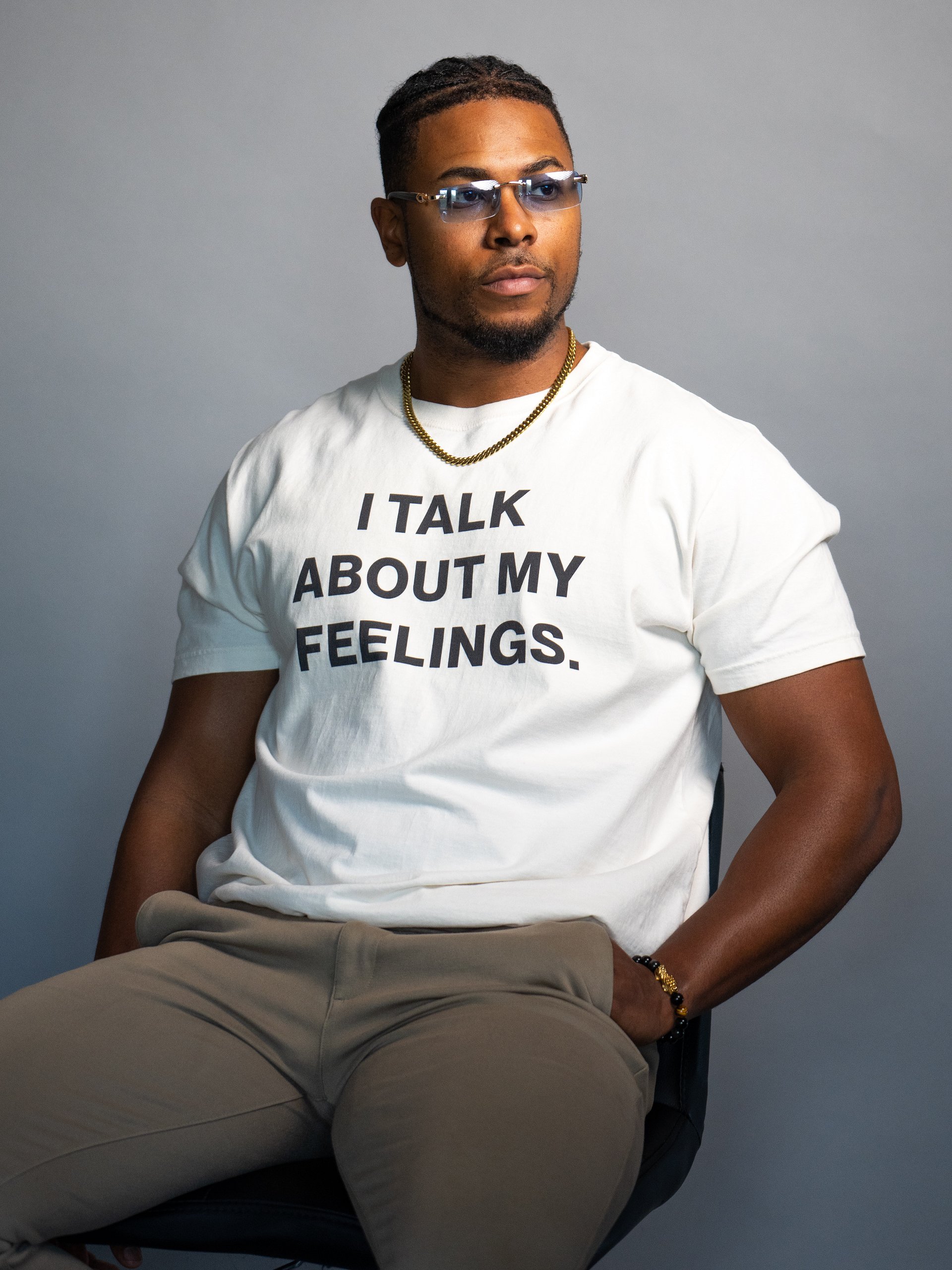 I Talk About My Feelings Oversized Tee product image (5)