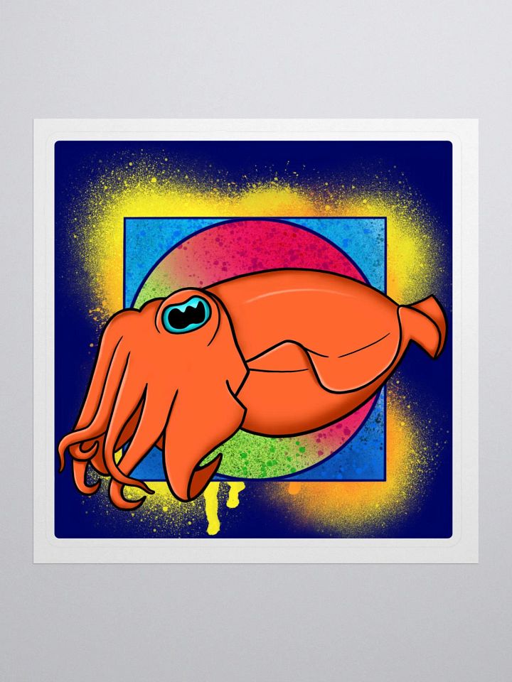 Cuttlefish Graffiti Artist - Sticker product image (1)