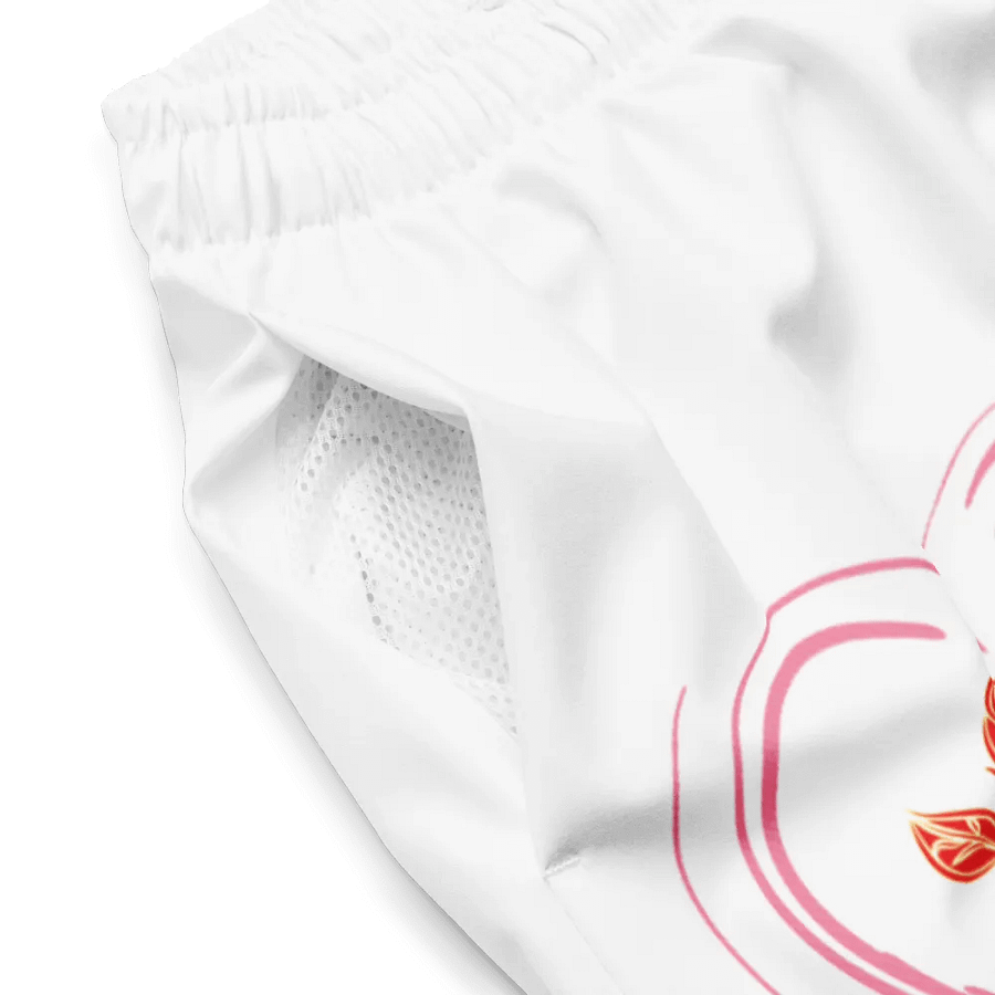 Golden Rose Heart All-Over Swim Trunks product image (10)