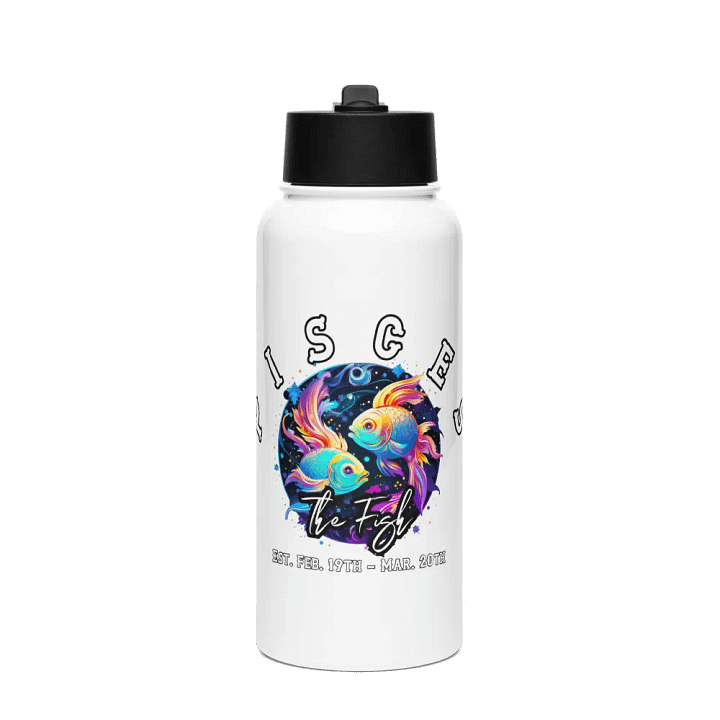 Pisces - Zodiac Sports Stainless Steel Water Bottle product image (1)
