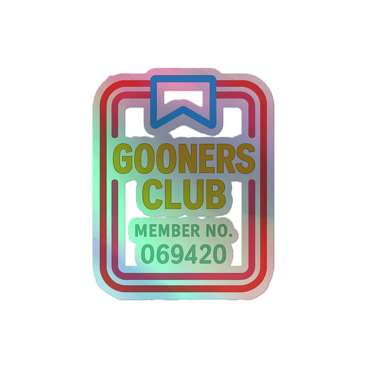 Gooners Club Member Sticker product image (2)